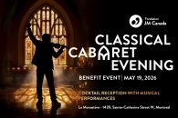 The Jeunesses Musicales Canada Foundation Launches Invite to the Classical Cabaret Evening